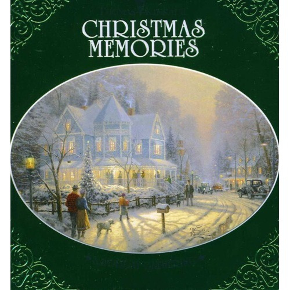 Vtg Thomas Kinkade Christmas Memories by 101 Strings (CD, 2007) & 6 Postcards